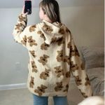 SheIn : Oversized Teddy Bear Teddy Zip Up Hoodie Photo 1