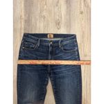 Driftwood Marilyn Classic Fit Dark Wash Distressed Raw Hem Jeans Womens 27 Photo 5