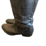 Henry Beguelin Brown Leather Boots Tall Shaft Buckle Luxury Size 36 EU 6 US Photo 12