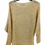 Dolce Cabo Gold Sequin sparkle sweater size small Photo 1