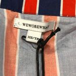 We Wore What Stripe Bisou Tie-Front Crop Top Photo 4