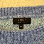 Debut NWOT  Blue and Cream Dinosaur Sweater Photo 1