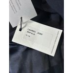 Melissa Nepton Jumpsuit Women XS Navy Satin Lauren Relaxed Pockets Cap Sleeve Blue Photo 5