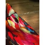 Trina Turk  NWOT Women's Brown Floral Bright Blouson Skirt - Size 6 Photo 3