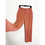 Marine layer  Elle Relaxed Crop Pants Size Medium Rust Orange Preppy Minimalist Photo 10