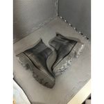 J.Crew  LUG-SOLE CHELSEA BOOTS IN‎ LEATHER BLACK CHUNKY GRUNGE MOTO SIZE 10M Photo 3