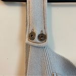 ZARA  Ribbed Skirt Overall Dress Pockets Womens Medium Academic Photo 3