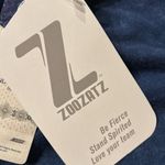 Zoozatz NWT University of Notre Dame Cropped Oversize Washed Long Sleeve Shirt Photo 5