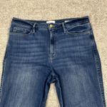 Frame  Denim Jeans Womens 33 Le Sylvie Slender Straight Raw Hem Stretch Bonhill Photo 1