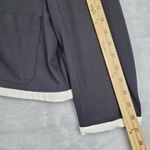 Peter Nygard Nygard Women's Blazer Black Contrast Trim Golden Buttons Plus Size 1X Photo 6