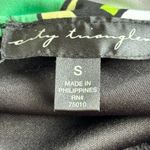 City Triangles  Patterned Summer Dress‎ Womens S Green Sleeveless Padded Back Tie Photo 3