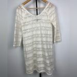 Joie  Ivory Floral Lace Mini Cover‎ Up Dress Photo 6