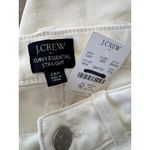 J.Crew NWD Curvy Essential Straight Leg White Jeans Women’s Size 25 Petite Photo 6