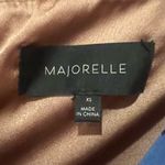 Majorelle  Ailish Ruched Bust Cut-Out Ruffle Mini Dress in Blue‎ Ditsy Size XS Photo 8