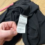 Large black crop top, oversized fit Photo 4