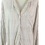 Eberjay Eberjey Large Striped Long Sleeve Pajama Top Soft Modal Lounge Sleepwear Cozy Photo 0