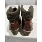 Sonoma Woman’s Lifestyle Smedinbrown Combat Boots 8m Brown Lace Up Photo 4