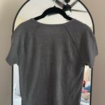 American Eagle  Outfitters Charcoal Short Sleeve Top Photo 3