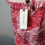 Maeve  by Anthropologie red and White Patterned top and pants set NWT Photo 3