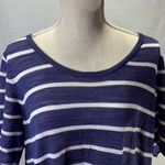 Torrid COPY - Blue and White Striped Shark bite Pullover Sweater Size 2 (2X) Photo 1
