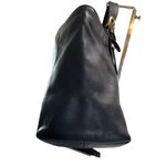 Coach  Waverly Vintage Black Leather Handbag Photo 7