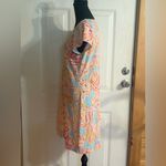 Lilly Pulitzer M Loren Short Sleeve Boatneck Dress Tini Bikini Breakwater Blue Photo 3