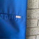 FIGS Casma Three-Pocket Scrub Top Royal Blue Size Medium Photo 4