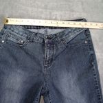 Relativity womans ‎ blue denim jean capri size 10 Photo 13