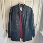 We The Free Black Vegan Leather Jacket Size S Photo 5