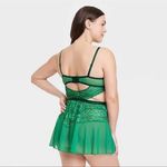 AUDEN XL intimate sleepwear lingerie green underwire padded adjustable straps Photo 1
