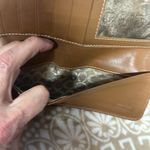 Coach  Brown Monogram Fold Over Wallet - 3 Bill Pocket, Zip Pocket, 12 Card Slots Photo 5