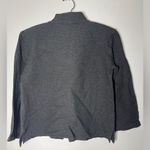 Eileen Fisher  Italian Made Waffle Knit Button Front Silk & Viscose Blend Top Photo 2