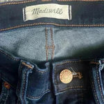 Madewell High Rise Skinny Denim Jeans in a Dark Wash Size 27 Photo 2