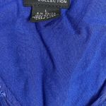 ⭐️VINTAGE AGAPO Open Weave Royal Blue Vest Size 6 Photo 7