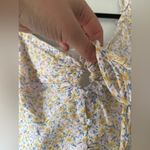 ASTR  The‎ Label Lace Up Floral Tie Keyhole Front Puff Sleeve Top Size Small Photo 6