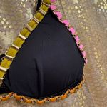 Lila Rose Lily Rose Paradise Black Pink Orange Yellow Gold Plated Chain Triangle Bikini To Photo 1