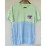 Sandy Liang  Green Blue Dippy Tee Tie Dye Retro Logo Groovy Women's Size Medium Photo 6