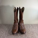 Ben Miller Brown Womans Cowboy Western Leather Boots Size 7.5 Boho Festival EUC Photo 1