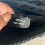 Bonia Monogram Logo Minimalist Quiet Luxury Coastal Preppy Crossbody Bag Small Black Photo 9