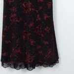 City Triangles Womens Glitter Floral Babydoll Dress Size L Y2K Fairy Whimsygoth Photo 3