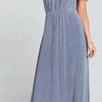 Show Me Your Mumu Amanda Maxi Bridesmaid Dress in Dancing Queen Shine Smoke NWT Photo 0