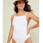 ANDIE  Swim the Paloma One Piece in White M Tall NWT Photo 3