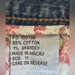 Mudd  You Are Beautiful Capri Blue Jean Shorts Sz 11 Folded Short Button … Photo 9