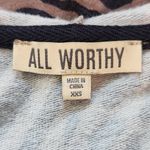 All Worthy Animal Print Hoodie Size XXS Brown and Black Leopard Print Top Photo 5