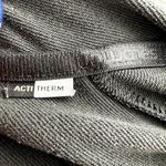 Salomon  ActiTherm Hoodie Mid Layer V Neck Pullover Pockets Black Small Photo 1