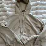 Brandy Melville  cropped cream zip up Photo 0