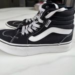 Vans  Classic Black and White High-Tops Photo 2