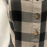 Hollister Romper Plaid Womens Small Black Tan Sleeveless Pockets Summer Beach Photo 2