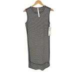 Lululemon Breeze By Tunic Mini Pop Stripe Black White Size 4 NWT Photo 1