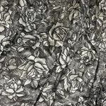 Diane Von Furstenberg Vintage  Black Silver A-line Skirt Photo 5